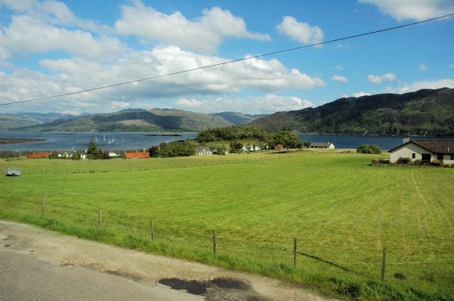 There is a superb view from the double bedrooms in Bruaich Cottage, Lochcarron.
